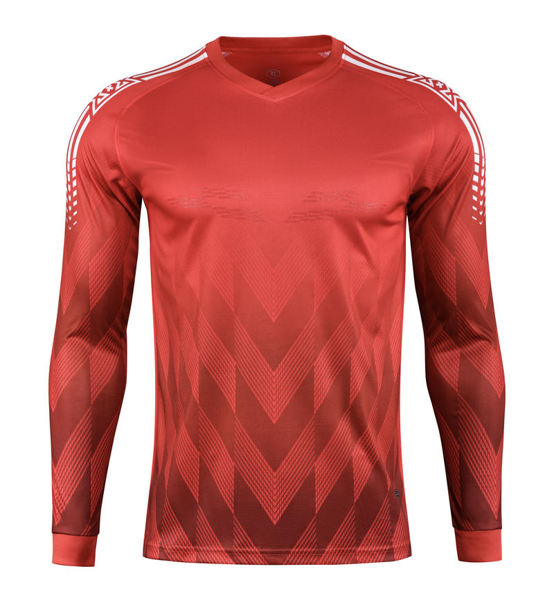 M8006 goalkeeper jersey red front