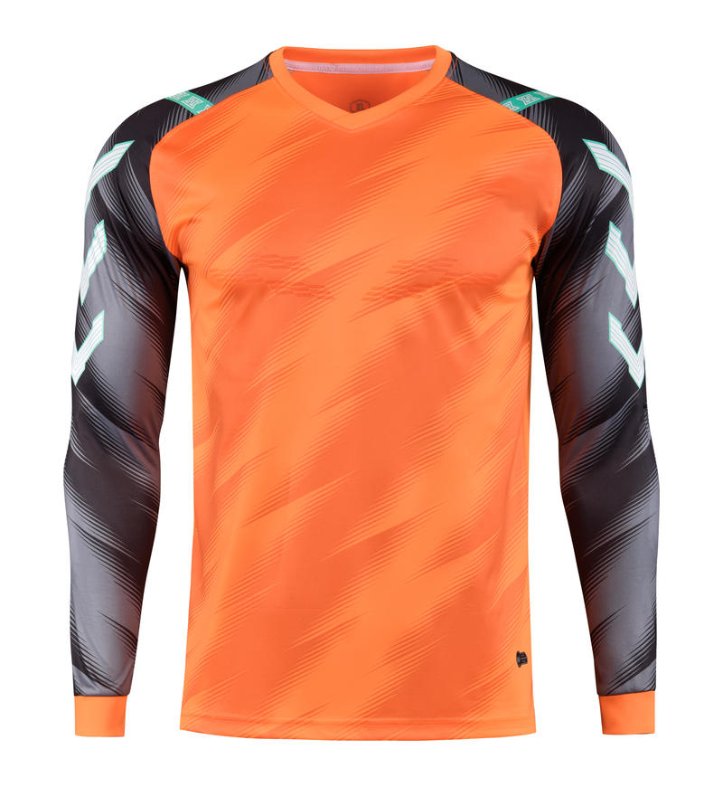 M8007 goalkeeper jersey orange front