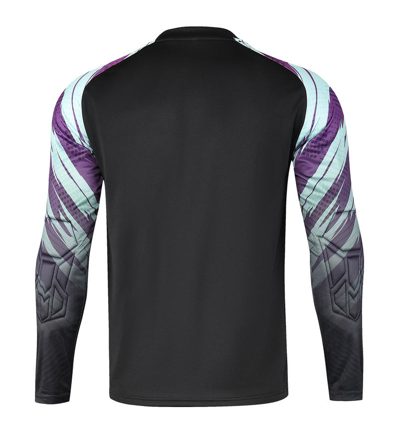 M8008 goalkeeper jersey black back