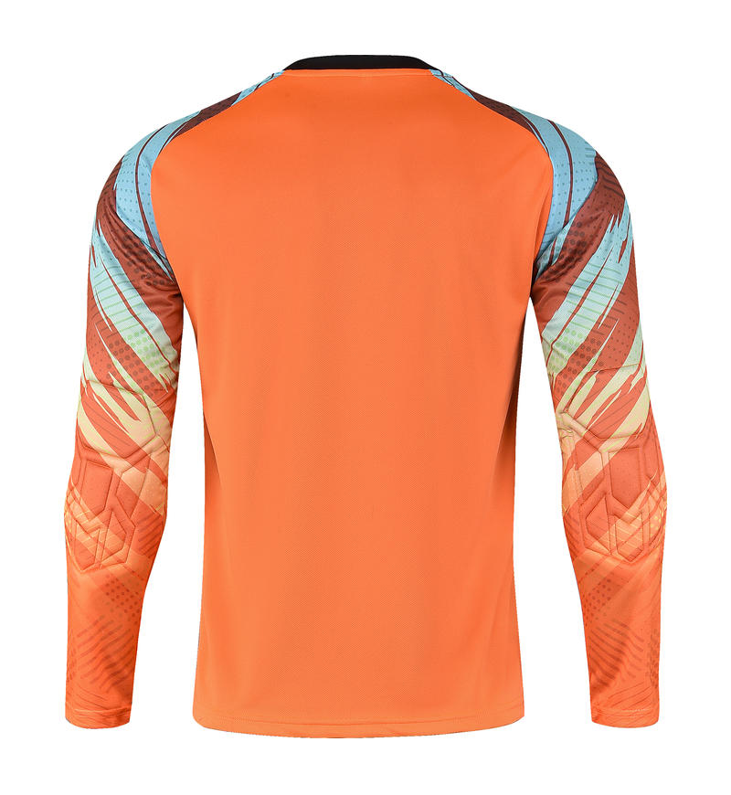 M8008 goalkeeper jersey orange back