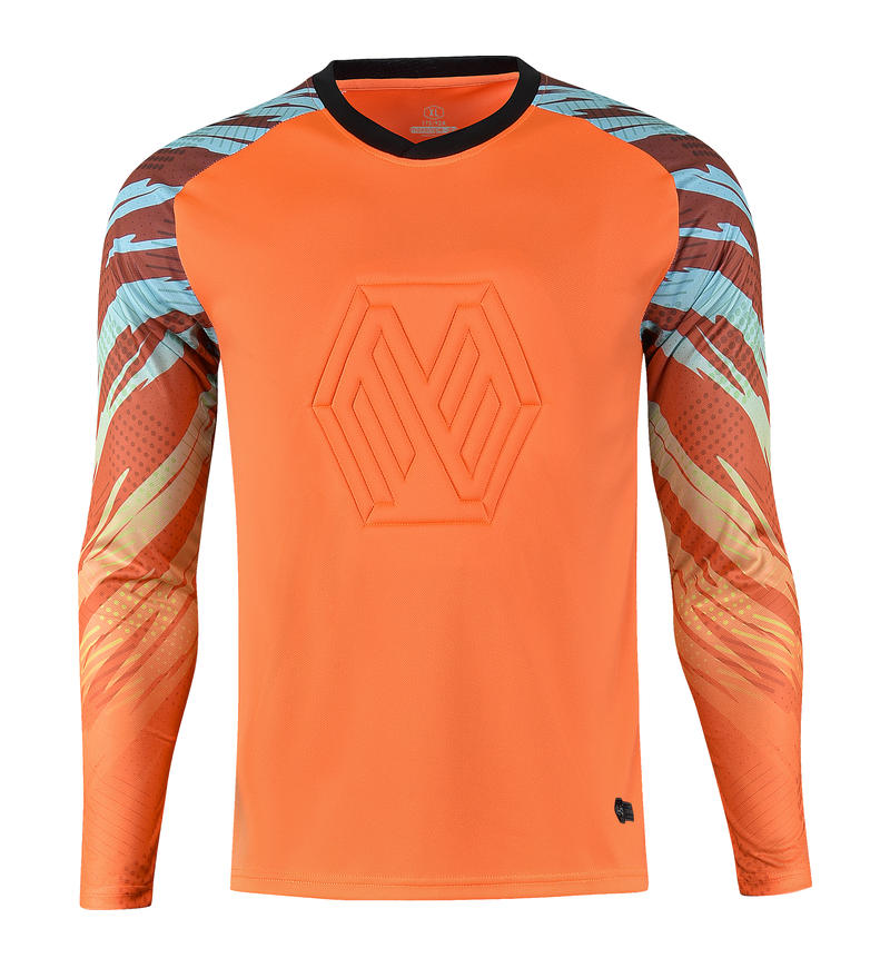 M8008 goalkeeper jersey orange front