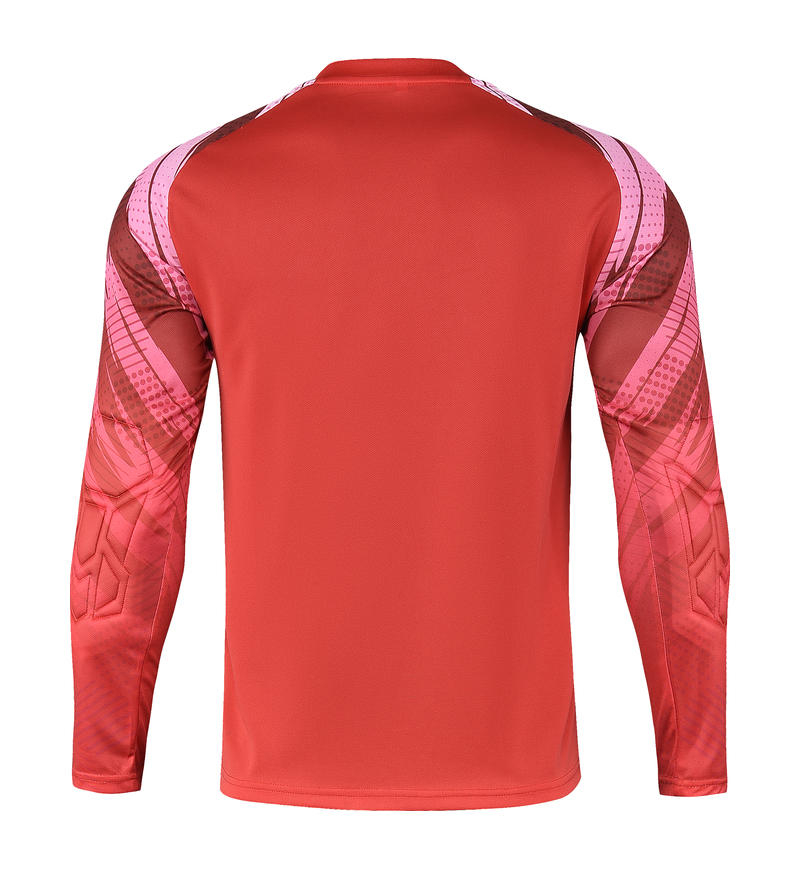 M8008 goalkeeper jersey red back