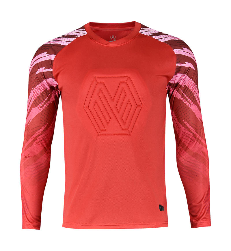 M8008 goalkeeper jersey red front