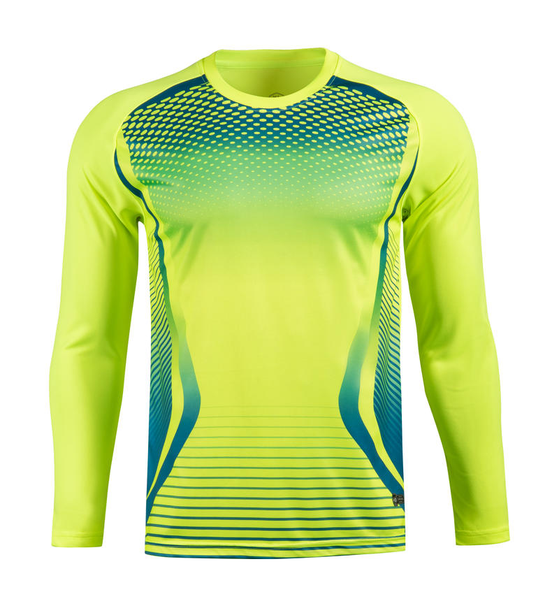 M8009 goalkeeper jersey fluorescent green front