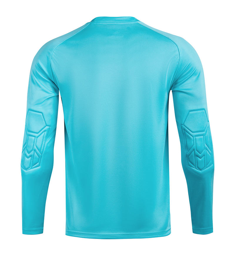 M8009 goalkeeper jersey light lake blue back