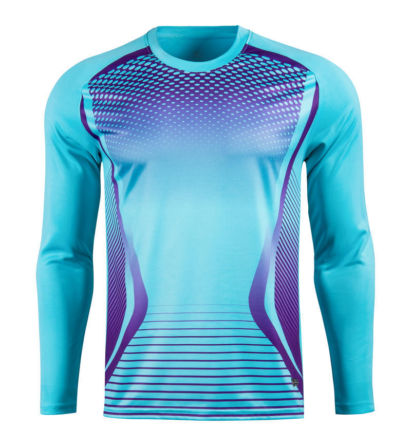 M8009 goalkeeper jersey light lake blue front