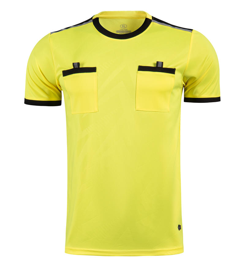 M8110 Yellow referee jersey front