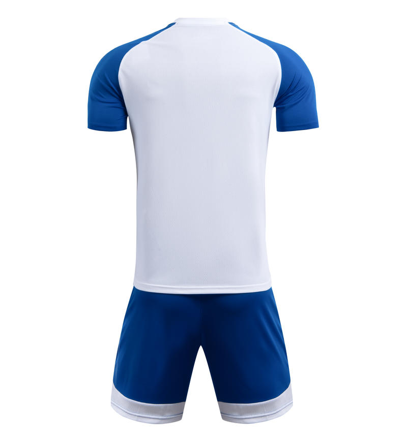 M8601 white blue soccer training set back