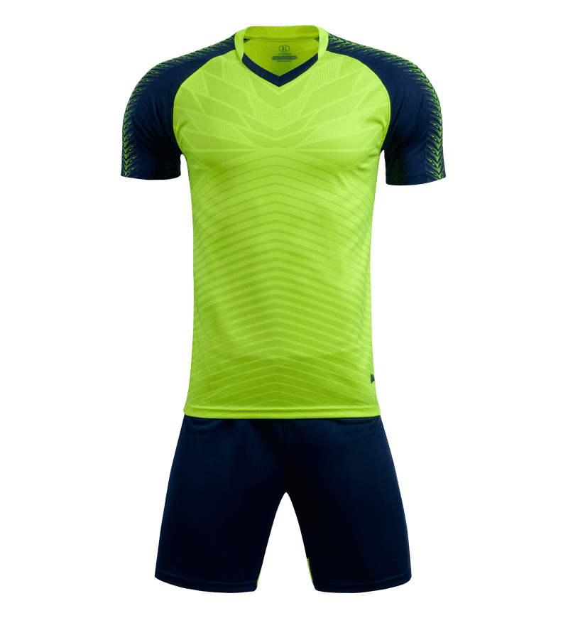 M8601 neon green soccer training set front