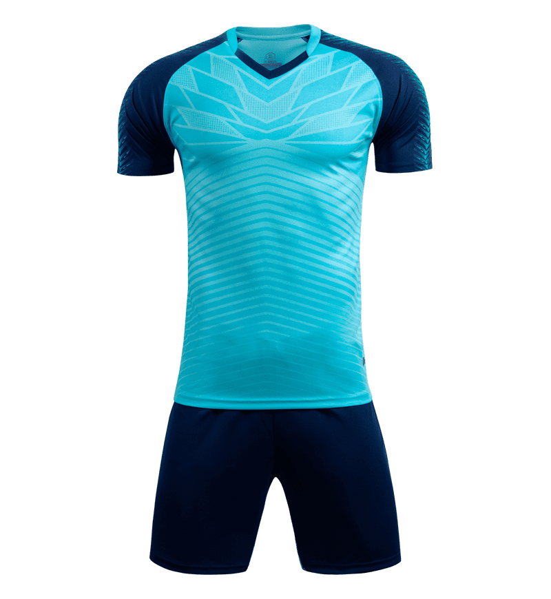 M8601 cyan soccer training set front