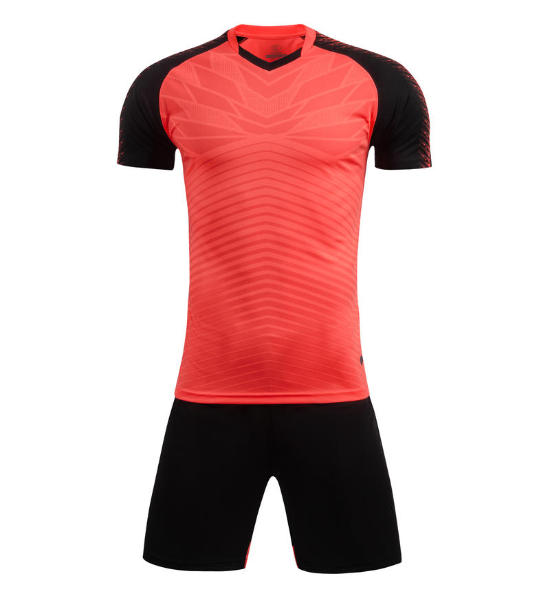 M8601 coral black soccer training set front