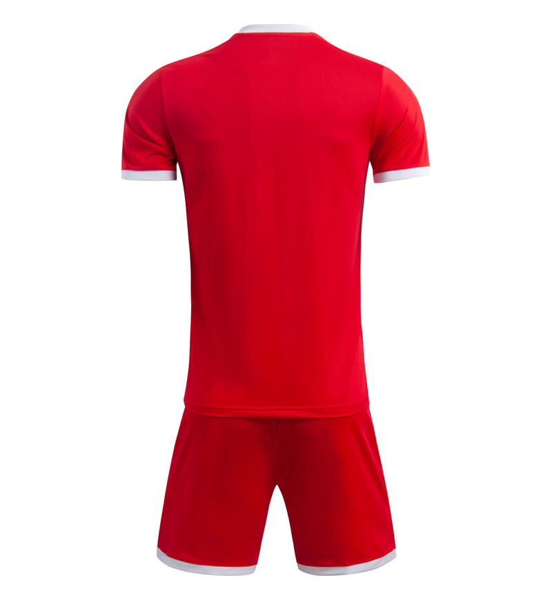 M8607 red soccer training set back