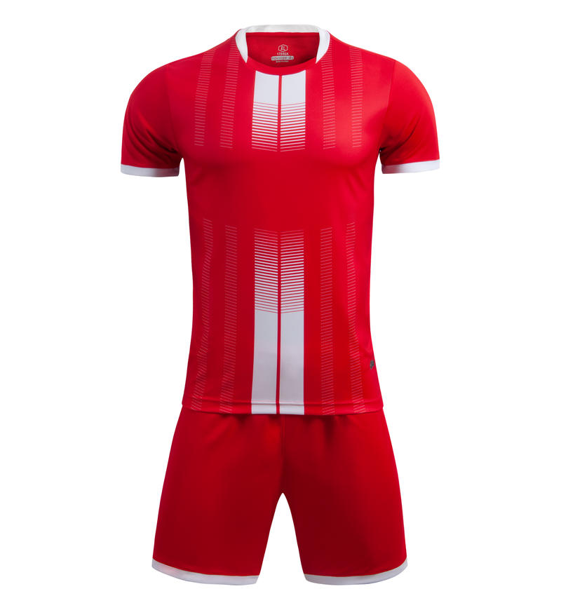 M8607 red soccer training set front