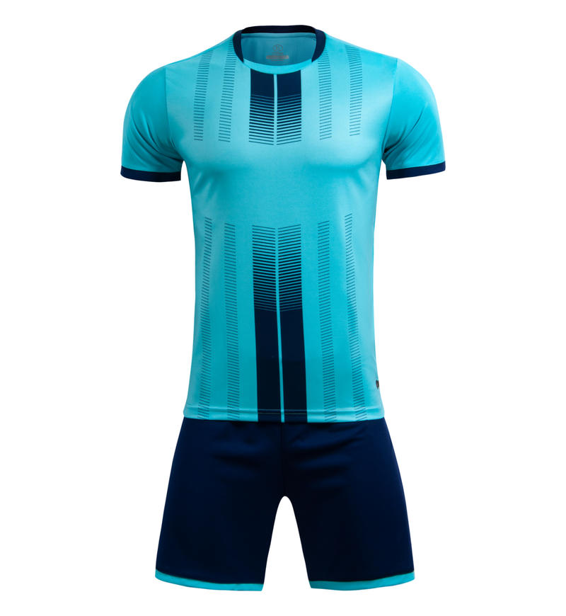 M8607 cyan soccer training set front