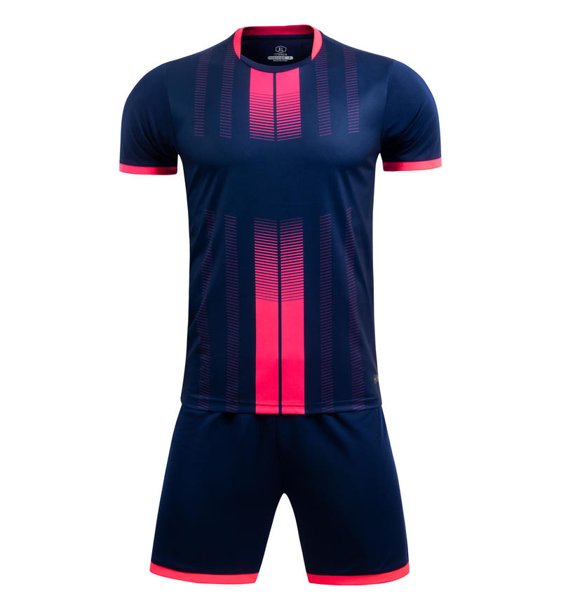 M8607 navy soccer training set front