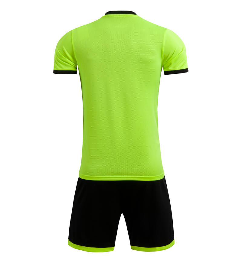 M8607 neon green soccer training set back