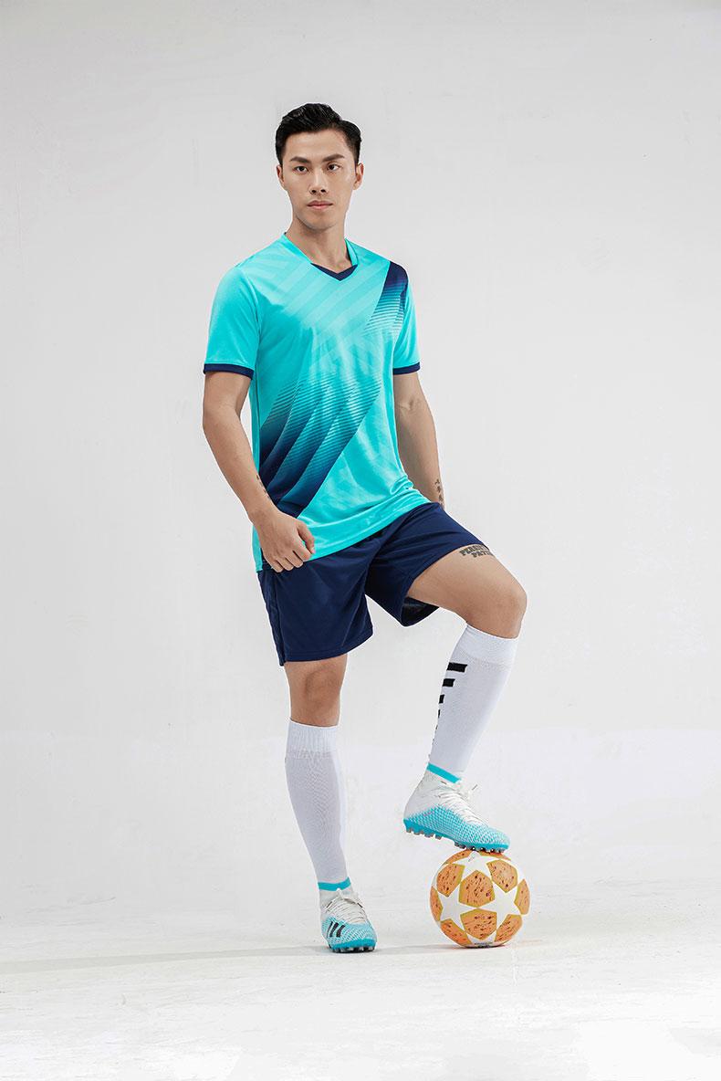 M8620 adult Light Aqua Blue action