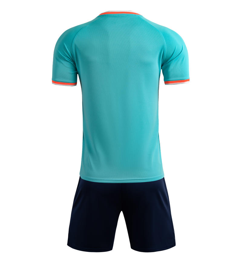 M8628 Turquoise Navy back