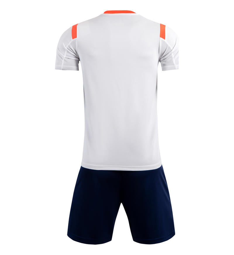 M8631 white orange soccer training set back