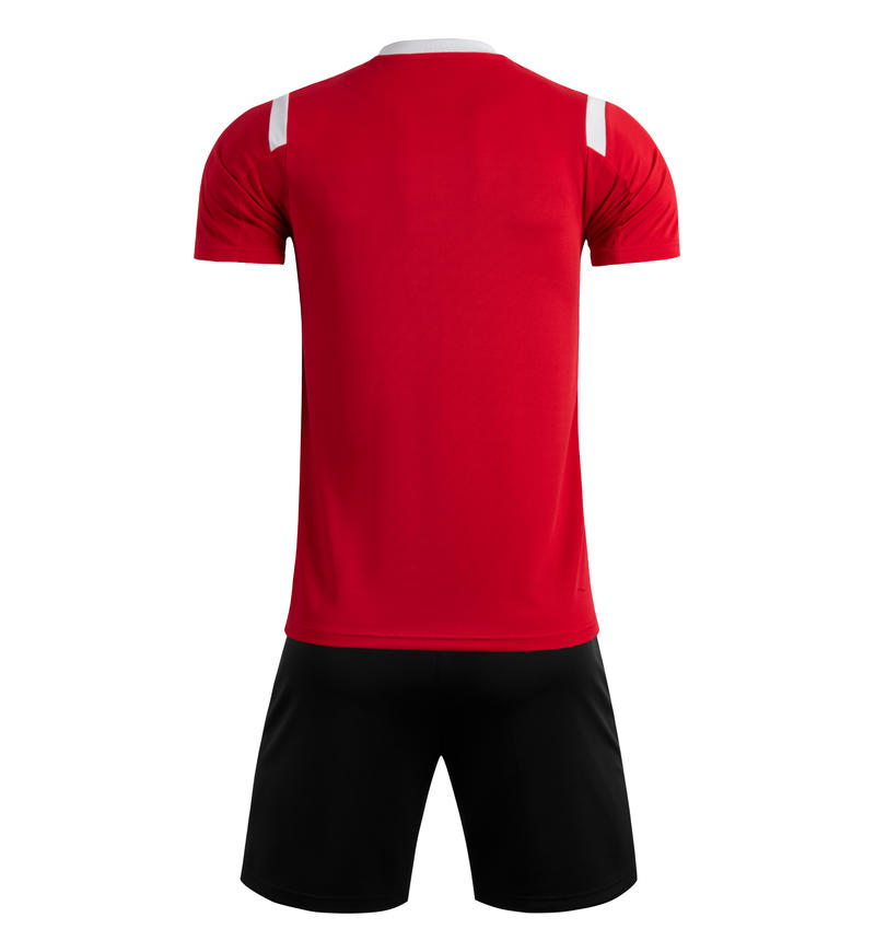 M8631 red black soccer training set back