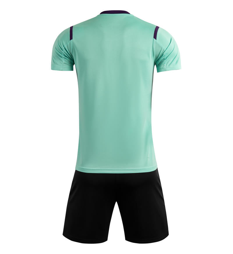 M8631 mint black soccer training set back