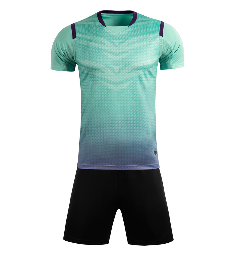 M8631 mint black soccer training set front