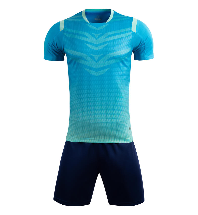 M8631 cyan navy soccer training set front