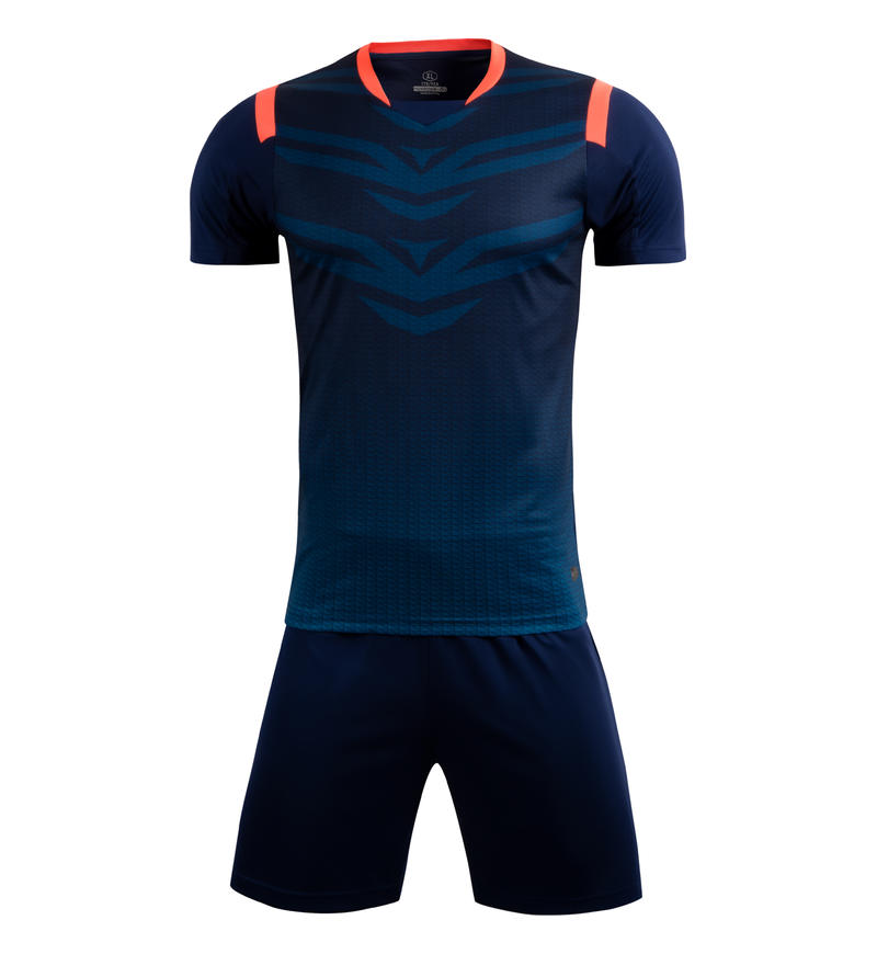 M8631 navy orange soccer training set front