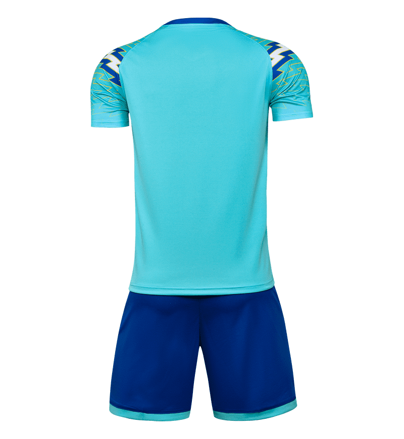 M8636 Light Aqua Blue back view
