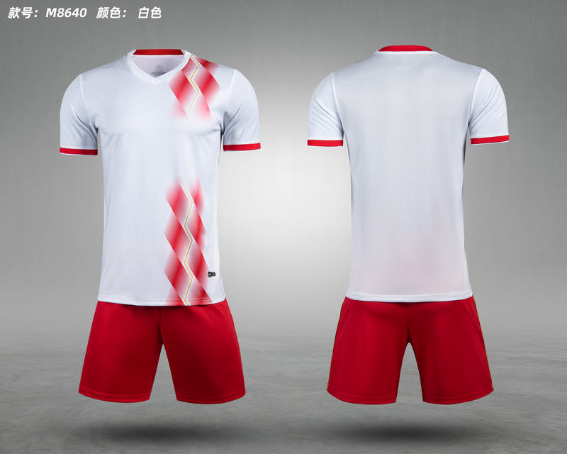 M8640 White Red