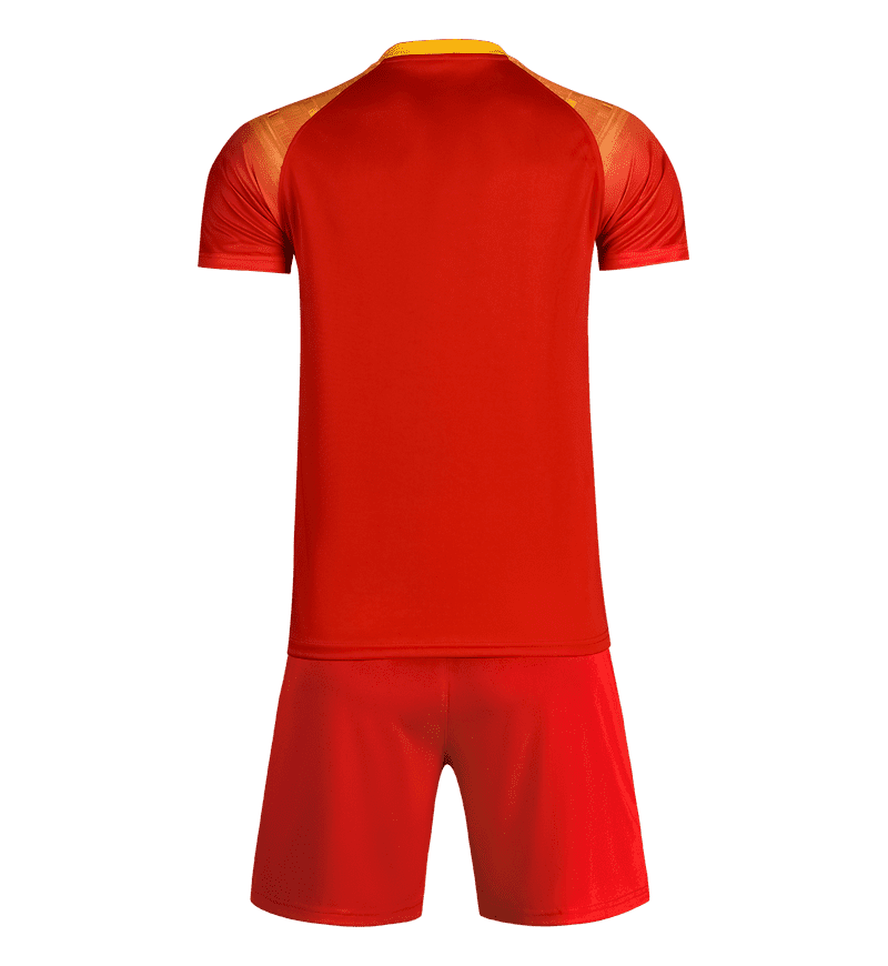 M8643 Red Orange back view