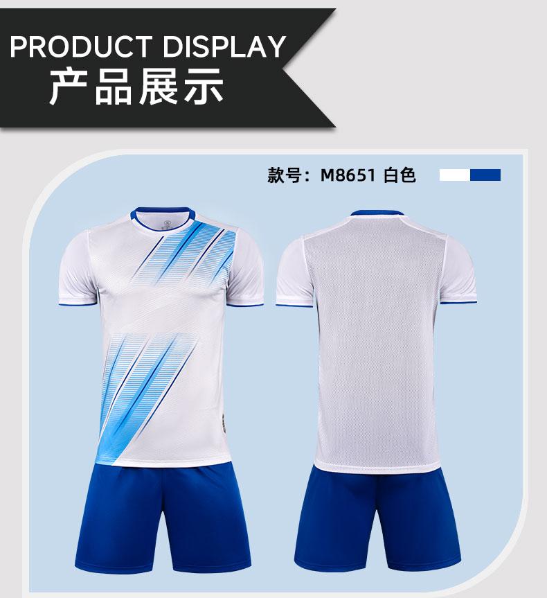M8651 White Blue product display detail