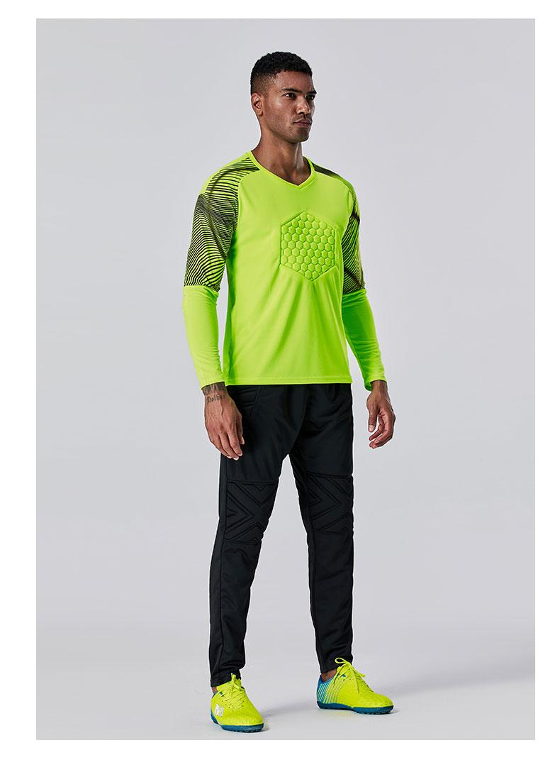 M8855 goalkeeper long sleeve jersey model display 2
