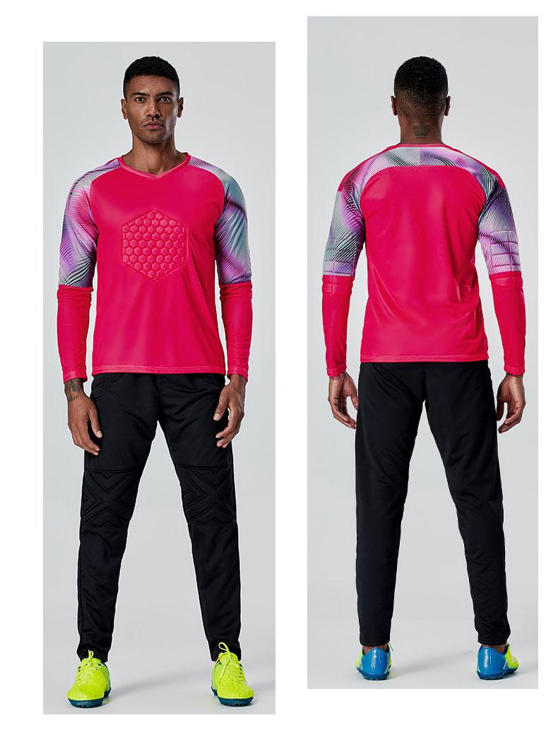 M8855 goalkeeper long sleeve jersey model display 3