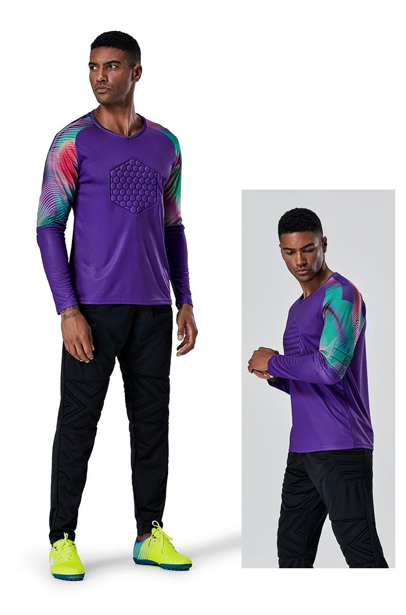 M8855 goalkeeper long sleeve jersey model display 4