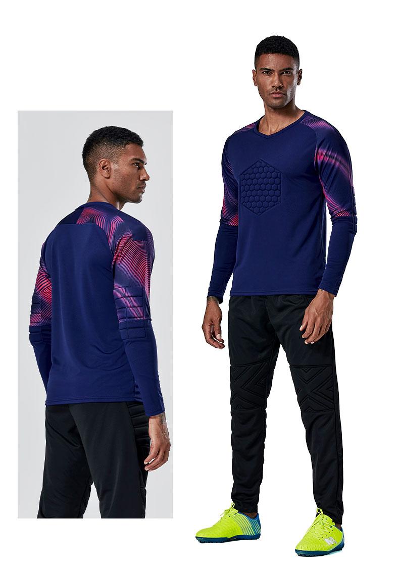 M8855 goalkeeper long sleeve jersey model display 5