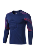 M8855 goalkeeper long sleeve jersey royal blue front