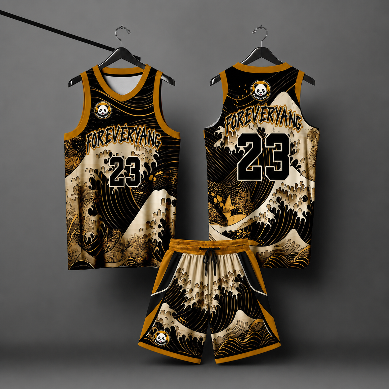 PH-HOT-02 FOREVERYANG basketball jersey and shorts set