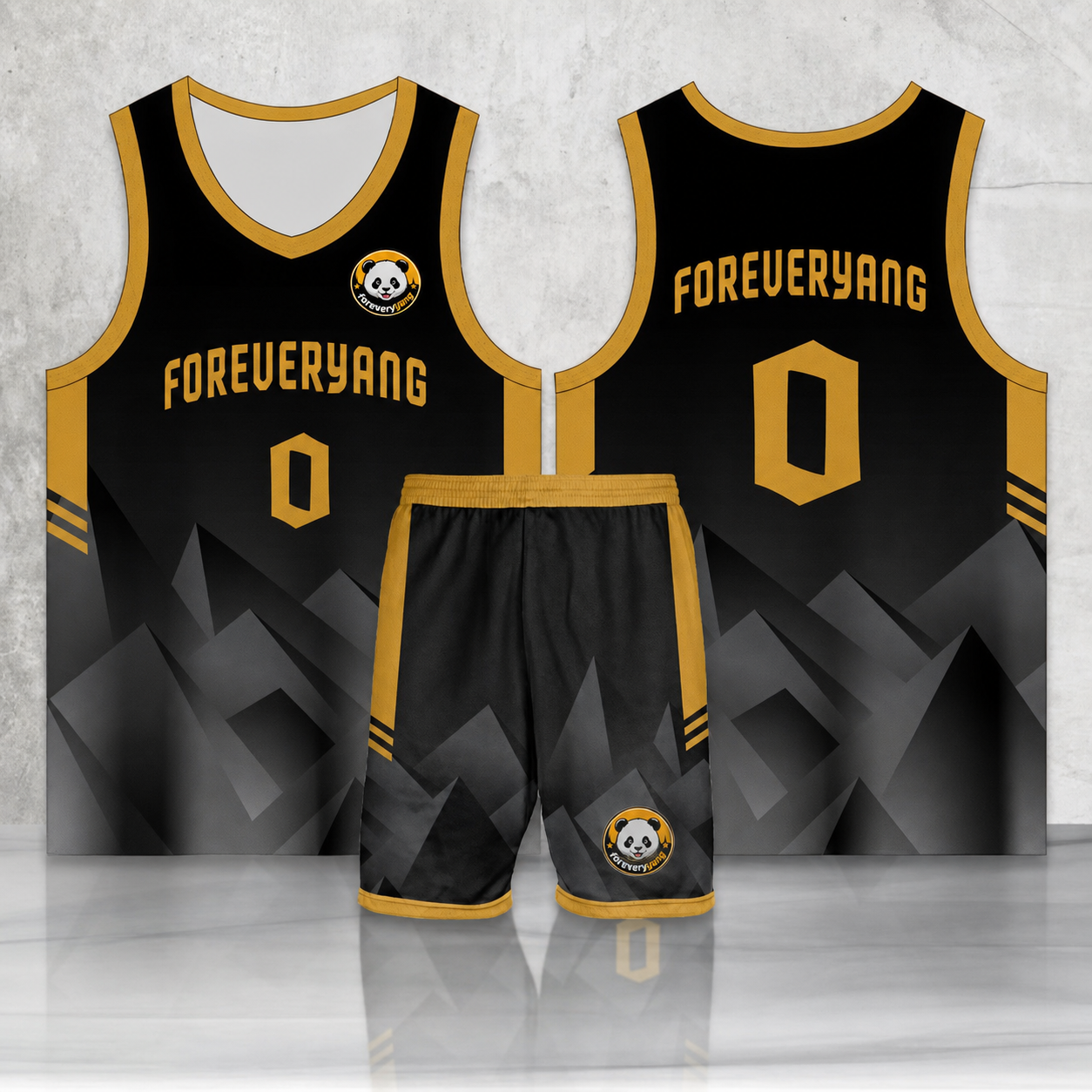 PH-HOT-08 FOREVERYANG basketball jersey and shorts set