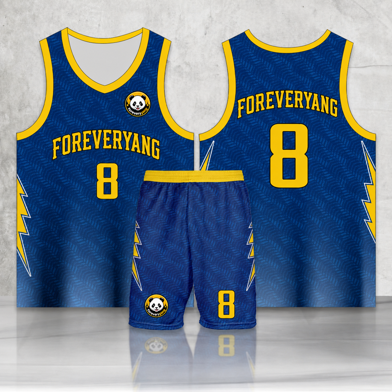 PH-HOT-11 FOREVERYANG basketball jersey and shorts set