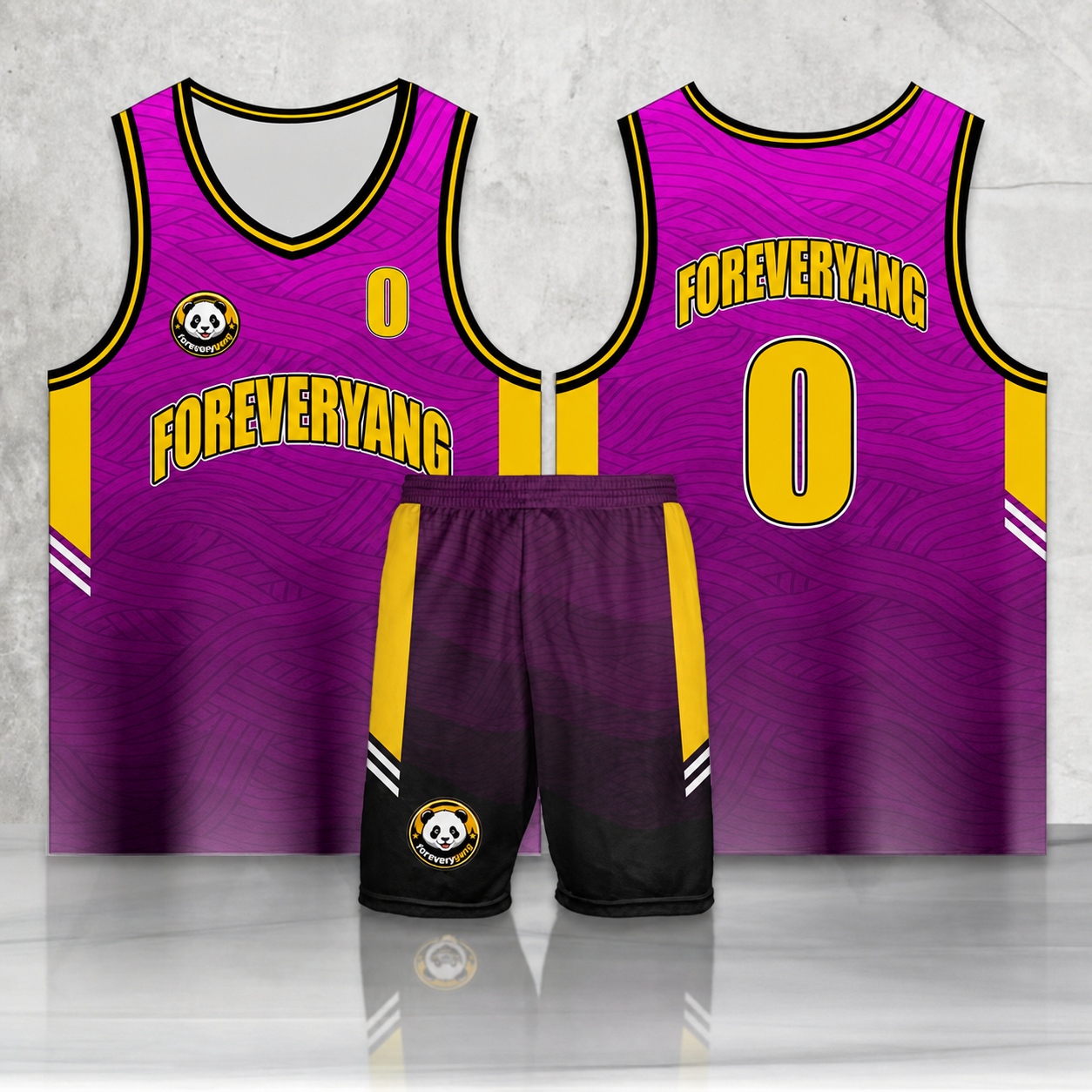PH-HOT-17 FOREVERYANG basketball jersey and shorts set