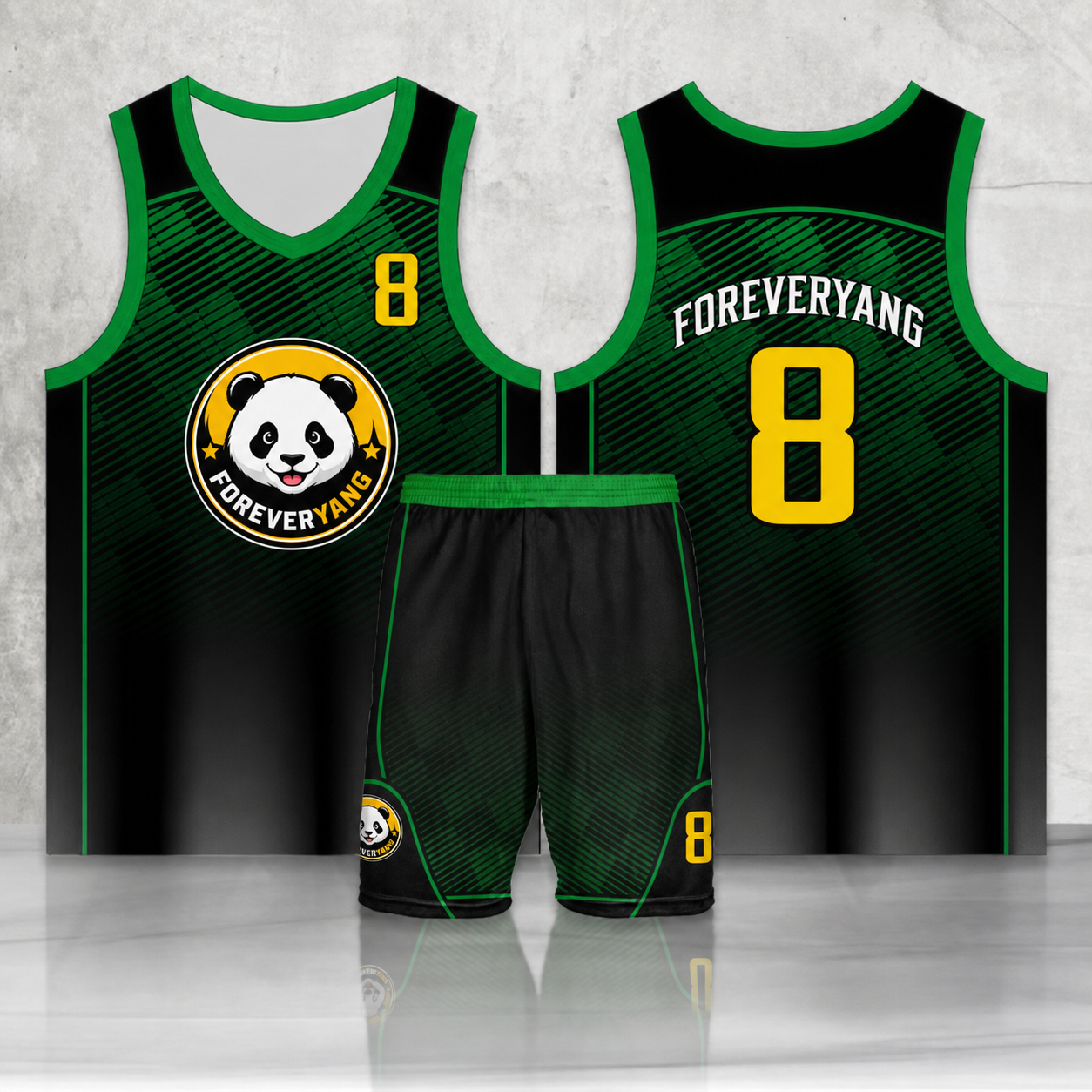 PH-HOT-19 FOREVERYANG basketball jersey and shorts set
