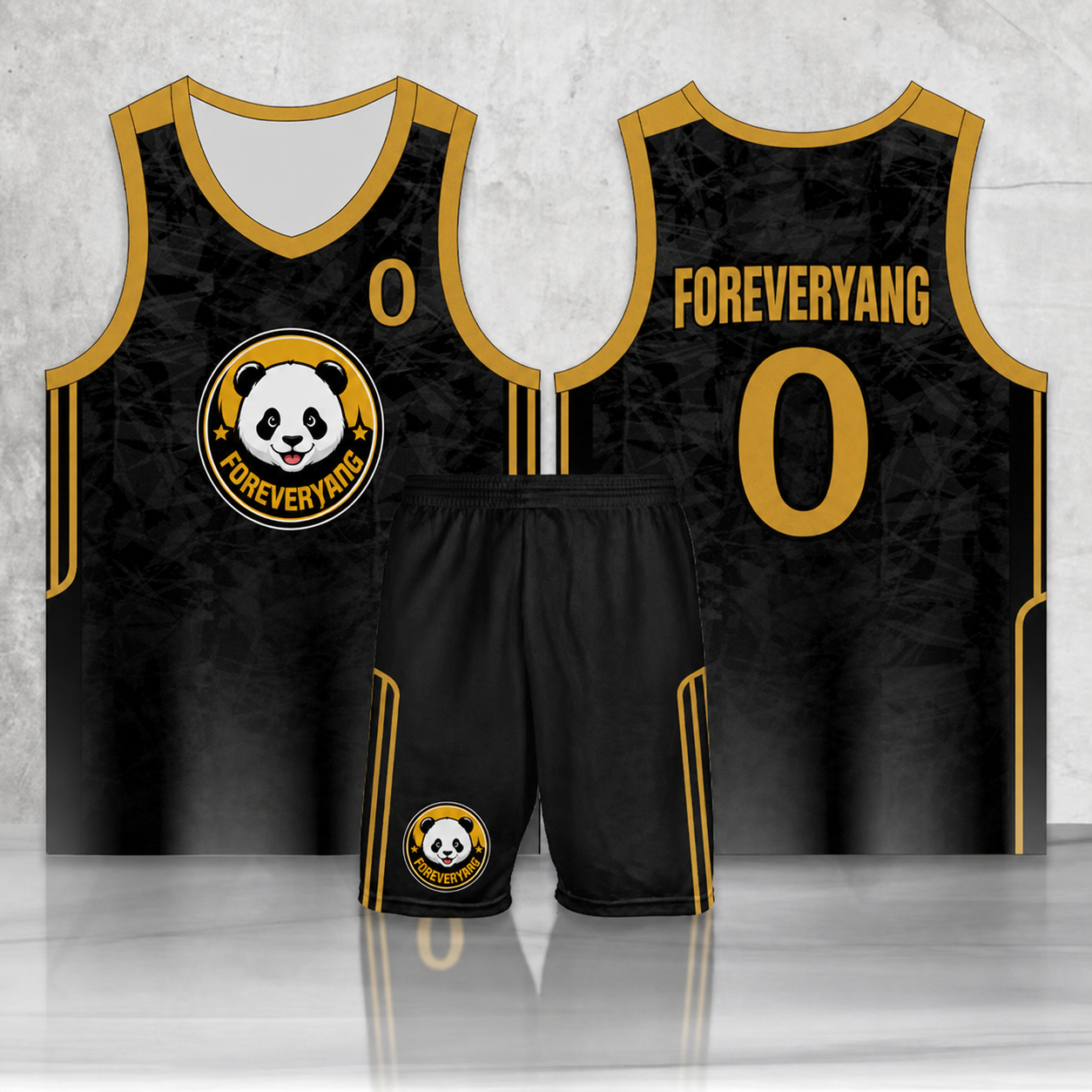 PH-HOT-20 FOREVERYANG basketball jersey and shorts set