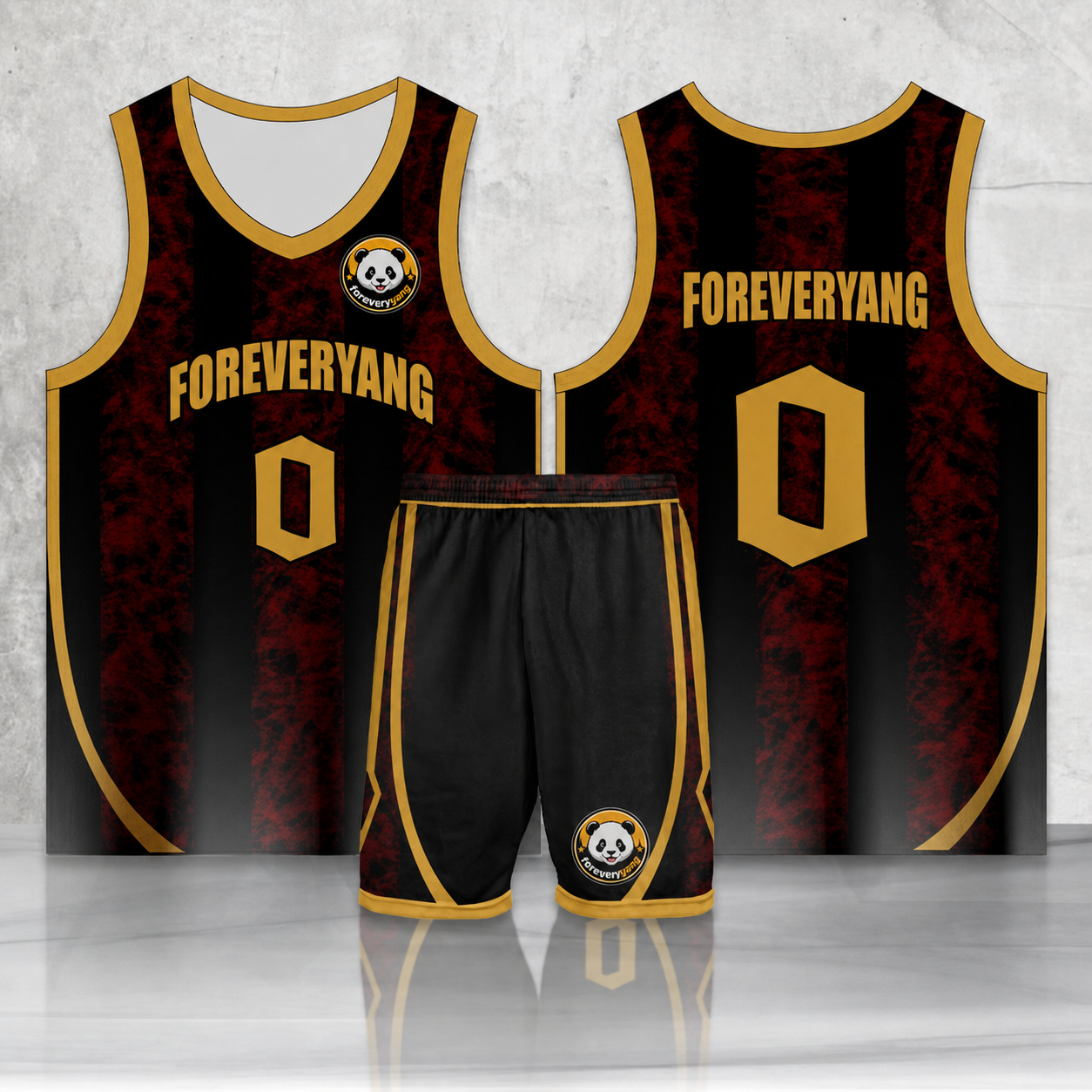 PH-HOT-21 FOREVERYANG basketball jersey and shorts set