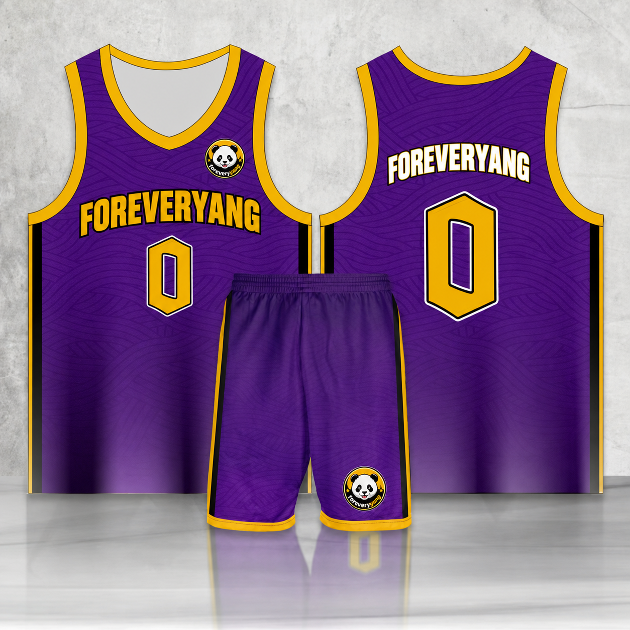 PH-HOT-23 FOREVERYANG basketball jersey and shorts set