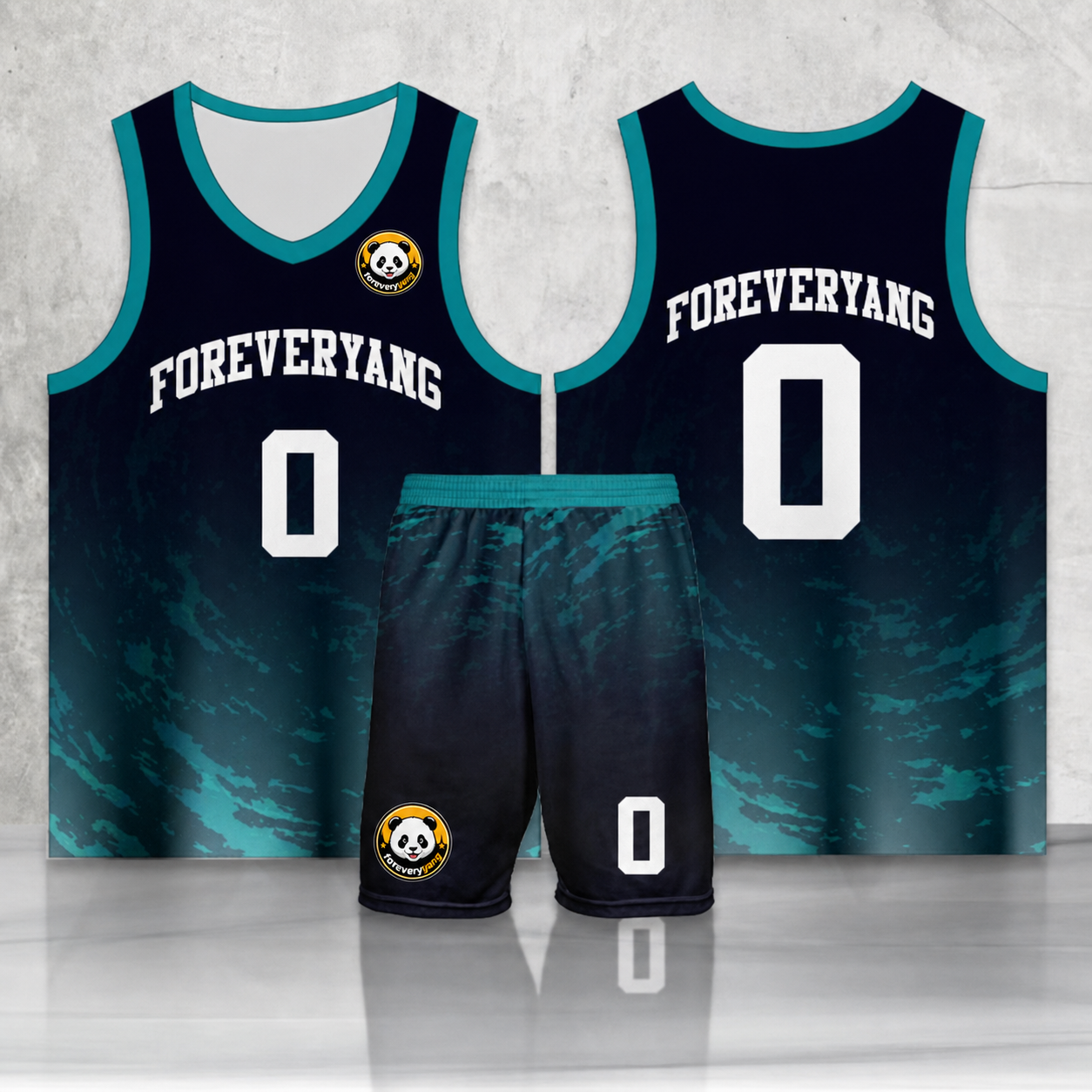 PH-HOT-39 FOREVERYANG basketball jersey and shorts set