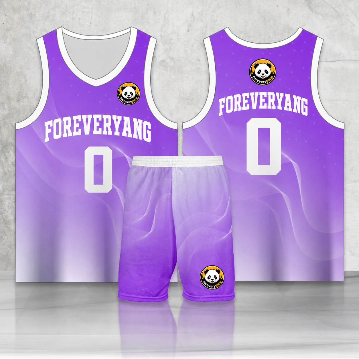 PH-HOT-40 FOREVERYANG basketball jersey and shorts set