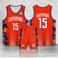 PH-HOT-42 FOREVERYANG basketball jersey and shorts set