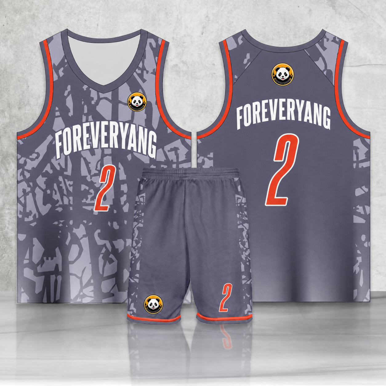 PH-HOT-49 FOREVERYANG basketball jersey and shorts set