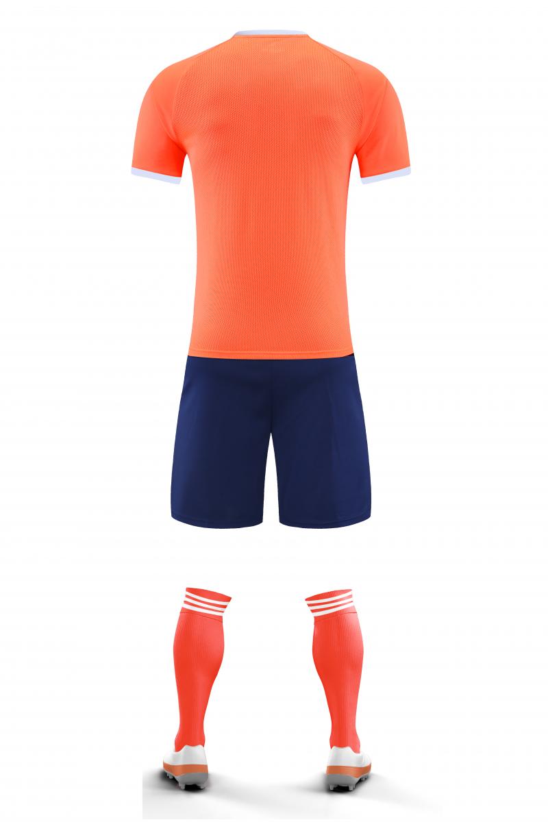 C5027 soccer training uniform - orange back